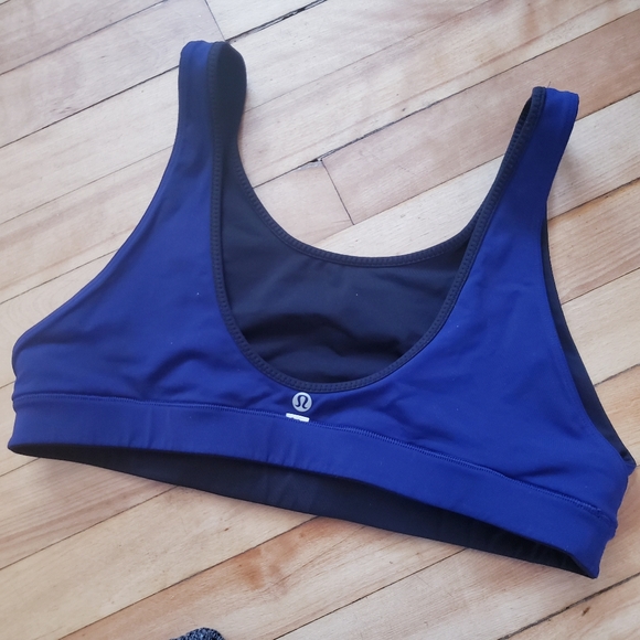 Lululemon Align Reversible Bra *Light Support, A/B Cup - Black/Blue - 10 - Picture 11 of 12